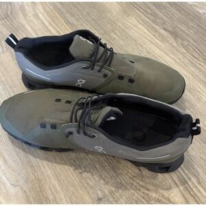 On Running Cloud 5 Waterproof Running Shoes Mens 11.5 Green Athletic Sneakers